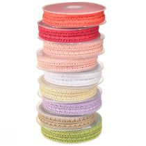 Artikel Dekoband Häkelspitze Verschiedene Farben B12mm L20m
