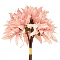 Artikel Dekoblumen Dahlie Künstlich Rosa Blüte Ø15cm L28cm 3er-Set für stilvolle Innenraumgestaltung