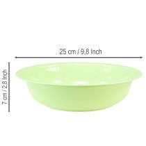 Artikel Dekoschale Metall Emaille Optik Schale Grün Limette 25cm