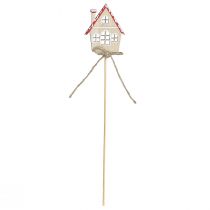 Artikel Dekostecker Weihnachten Holzhäuser Rustikal Gemütlich 4,5x5cm 12er-Set