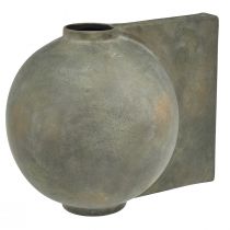Artikel Dekovase Vase Keramik Antik Optik Bronze Grau 30×20×24cm