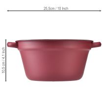 Artikel Roter Metalleimer Ø20,5cm: Vielseitige Deko-Schale für Pflanzen & Aufbewahrung