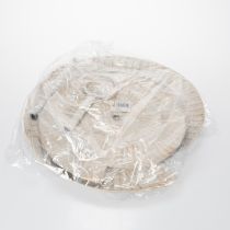 Artikel Etagere für Dekoration aus Metall in Creme mit Rost-Akzenten 39cm