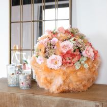 Artikel Federn Orange 5-10cm zum Basteln Frühling Ostern Dekoration 20g