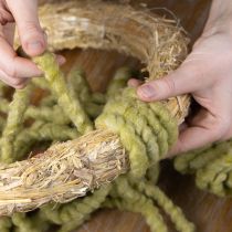 Artikel Filzkordel Wolle Grün 25m – Dekoband für Floristik, Basteln und DIY-Projekte