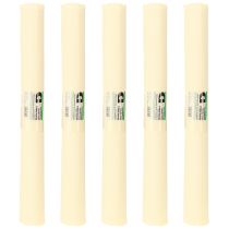 Artikel Hochwertiges Floristenkrepppapier Champagner 50x250cm 5er Set für kreative Dekorationen