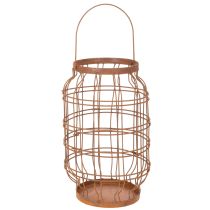 Artikel Gartenlaterne Metall Edelrost Henkel Vintage Ø19,5cm