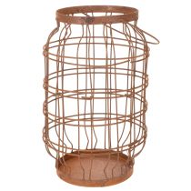 Artikel Gartenlaterne Metall Edelrost Henkel Vintage Ø19,5cm