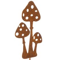 Artikel Gartenstecker Edelrost Fliegenpilz Deko Stecker 15cm 6St