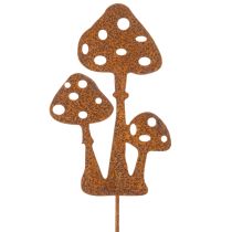 Artikel Gartenstecker Edelrost Fliegenpilz Deko Stecker 15cm 6St