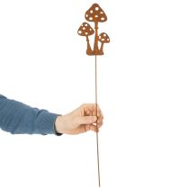 Artikel Gartenstecker Edelrost Fliegenpilz Deko Stecker 15cm 6St
