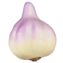 Artikel Gemüse Deko Knoblauch Gelb Lila Kunststoff Netz Ø4,5cm 12er-Set - Vielseitige Dekorationsknollen