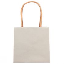 Artikel Geschenktüte mit Henkeln Geschenktasche Grau 12×12cm 8 St