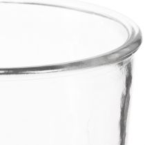 Artikel Glasvase Konisch Transparent Ø12cm H15,5cm - Vielseitig dekorierbar im Doppelpack