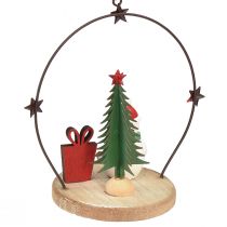 Artikel Dekohänger Weihnachtsmann Schneemann Stern H13cm 2St