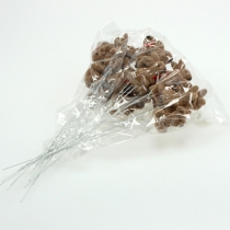 Artikel Osterhasen am Draht, sortiert, 5cm - 7cm 20 St