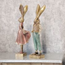 Artikel Exklusive Deko-Hasenfigur aus Polystone 53cm für stilvolle Raumakzente