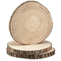 Artikel Natürliche Paulownia Holzscheiben Ø26-28cm - Deko-Highlight 3er Set für DIY, Events & Wohnambiente