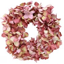 Artikel Hortensienkranz Künstlich in Mauve-Rosa Ø30cm - Edle Dekoration für Events & Zuhause