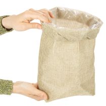 Artikel Jutetasche 20×10cm H30cm Geschenktüte