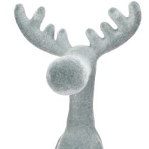 Artikel Kantenhocker Elch GR Dekoration Weihnachten Regal Tisch H31cm 3er Set