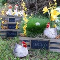 Artikel Keramik Deko Huhn Osterdeko Figur witzig Handarbeit 16×12×12cm