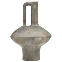 Artikel Keramikvase Krug Antik Optik Keramik Grau Rost H27cm