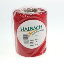 Artikel Kranzband Rot 125mm x 25m - Schleifenband für Trauerfloristik, Beschriftungen & Dekoration