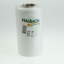 Artikel Kranzband Weiß Trauerfloristik 175mm Breit 25m Lang Hochwertiges Acetat Schleifenband