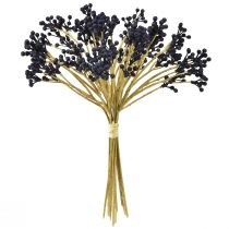 Artikel Künstliche Blaubeeren Zweige 28cm - Dekorative Kunstbeeren für stilvolle Arrangements, 12er Set