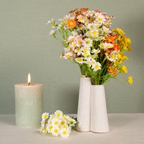 Artikel Künstlicher Kamille Blumenbund 28 cm – Realistische Seidenblumen für langlebige Dekoration, 3er Set