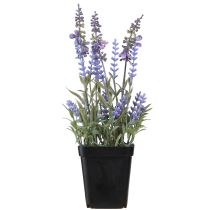 Artikel Künstlicher Lavendel im Topf 25cm - Deko Lavendelpflanze für Wohnzimmer & Büro