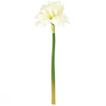 Artikel Künstlicher Ritterstern wie echt Kunstblumen Weiß Amaryllis 40cm 3St