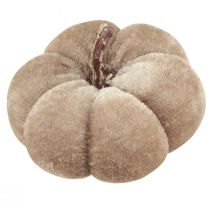 Artikel Herbstliche Stoffkürbisse Ø7cm in Gelb, Beige und Rotbraun - Dekorative Kürbisfiguren für Floristik und Events - 9er Set