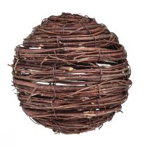 Artikel Kugel aus Reben Natur Braun zum Dekorieren Ø14cm H14cm