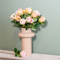 Artikel Kunstrosen Bouquet 44cm mit realistischer Optik Langlebig für Hochzeit und Deko 6 Stück