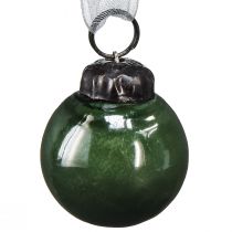 Artikel Mini Weihnachtskugeln Glaskugeln Grün Ø3cm 18 St im Glas