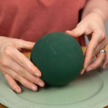 Artikel Steckschaum Kugel klein Grün Ø12cm 5 St