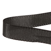 Artikel Dekoband Geschenkband Schwarz 15mm 3m Webkante 10 St großhandel kaufen