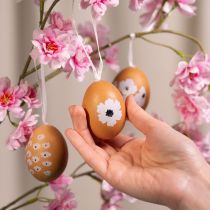 Artikel Hängende Ostereier Dekoration aus Echten Hühnereiern 6 cm – Natürlicher Osterzauber