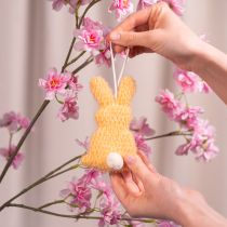 Artikel Pastellfarbene Osterhasen zum Aufhängen 13cm im 3er-Set – Frühlingsdekoration für innen