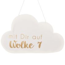 Artikel Papierdeko „Wolke 7“ zum Hängen 35cm x 22cm 2St