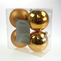 Artikel Weihnachtskugel Gold 10cm 4 St