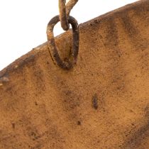 Artikel Dekoschale zum Hängen Gartendeko Rost Optik Ø31cm L62cm