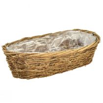 Artikel Pflanzschale Natur Rebe Blumenschale Oval 40x19x11,5cm