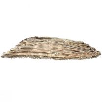Artikel Pflanzschiffchen Rattan Natur Weiß 45x16cm – Wellenförmig, Maritime Deko, Vielseitig