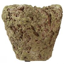 Artikel Pflanztopf rustikal Wald Optik Übertopf Ø12,5cm H12cm 2St