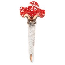Artikel Pilz-Stecker Dekofigur Mädchen und Junge Fliegenpilz Keramik 13cm Rot 2 Stück Innenbereich