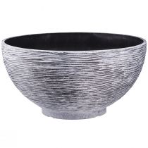 Artikel Pflanzschale Rund Kunststoff Grau Schwarz Ø45cm H22,5cm - Universell einsetzbar