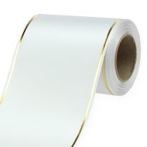 Kranzband Weiß Computerdruck 125mm 25m
